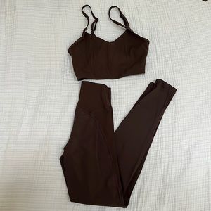Aerie Offline Tank Bra and 7/8 Legging